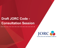 Draft JORC Code - Consultation Session (Brisbane, QLD)